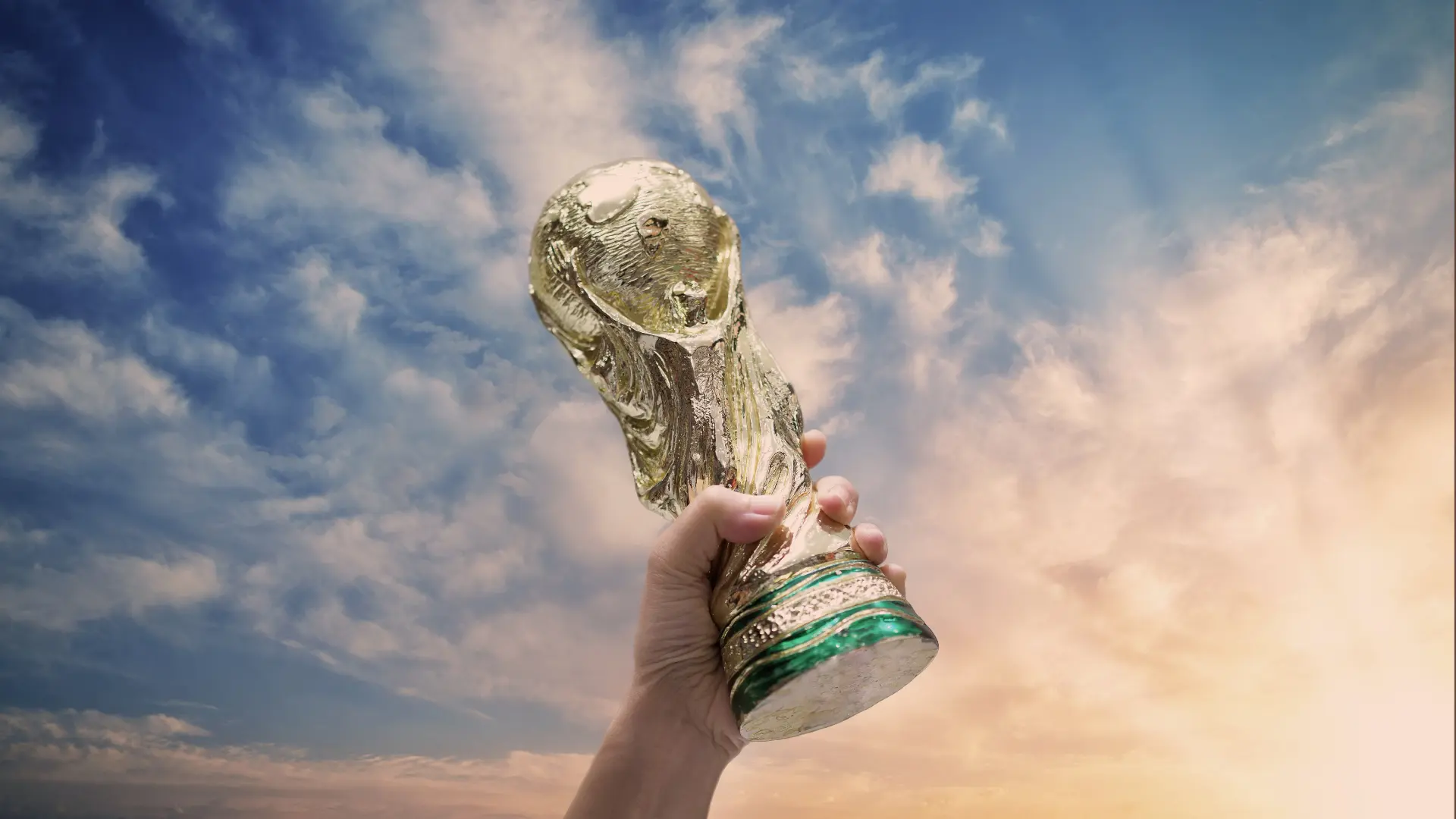 FIFA World Cup 2026 trophy representing match day transportation from Concord to Levi's Stadium