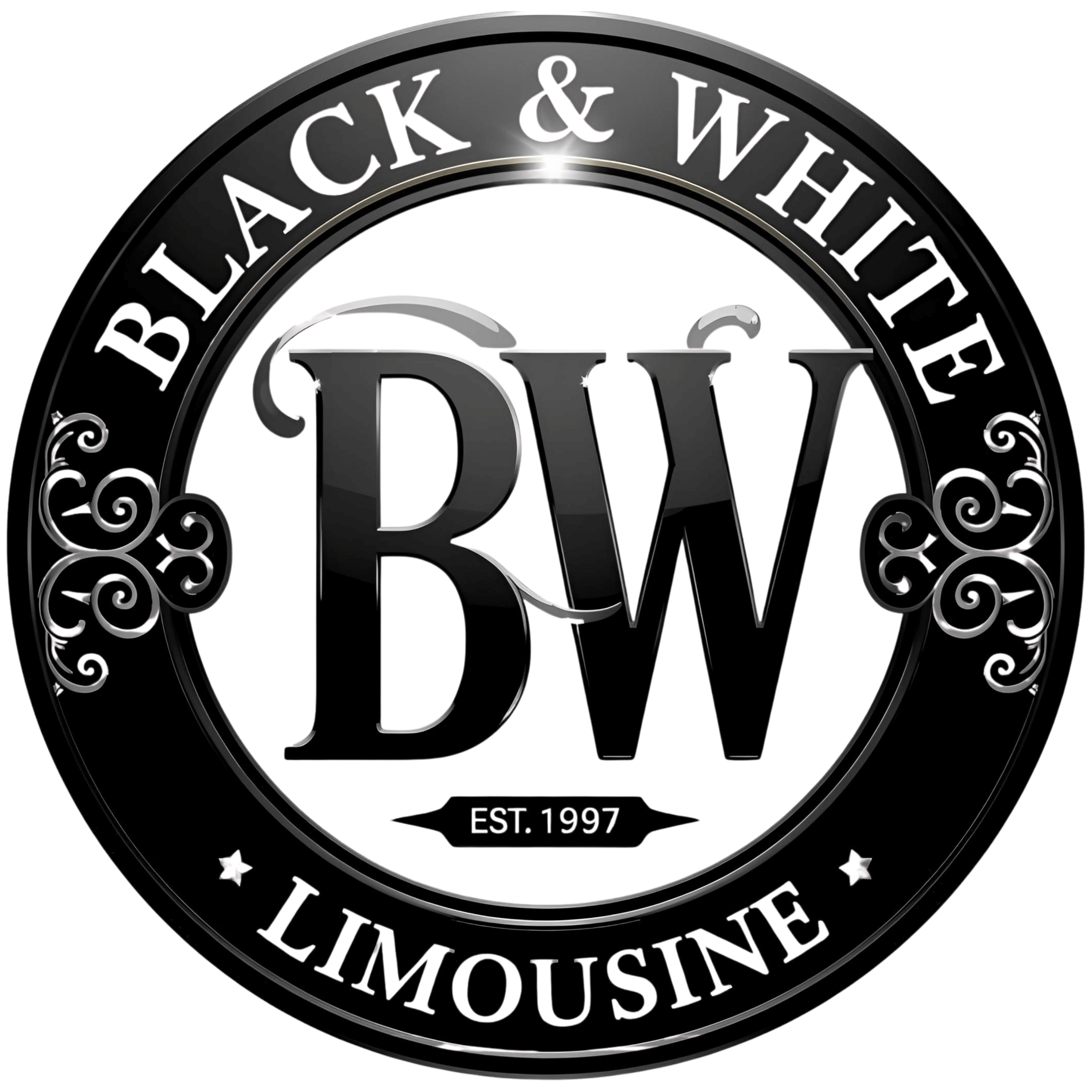 Black & White Limousine Logo